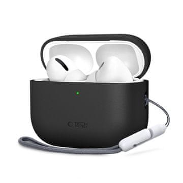 Tech-protect Zaštitna silikonska futrola za AirPods Pro 3 slušalice - crna