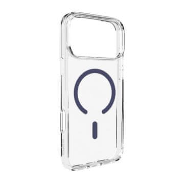 Puro Futrola za iPhone 17 Pro Max Lite Mag MagSafe - prozirni plavi prsten