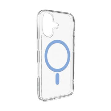 Puro TPU PC Lite Mag MagSafe stražnja maskica za iPhone 17 - prozirni plavi prsten