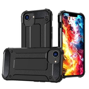 HURTEL Hibridna Armor maska za iPhone 16e - crna