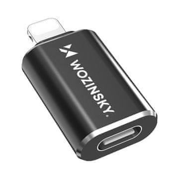 WOZINSKY iPhone Lightning na USB-C adapter - crni