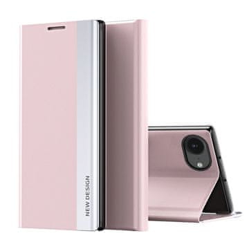 HURTEL Pro futrola za iPhone 16e s preklopnim postoljem - ružičasta