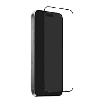 Puro Kaljeno staklo za iPhone 17 s aplikatorom i crnim okvirom