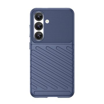 HURTEL Silikonska oklopna maska za Samsung Galaxy S25 Thunder - plava