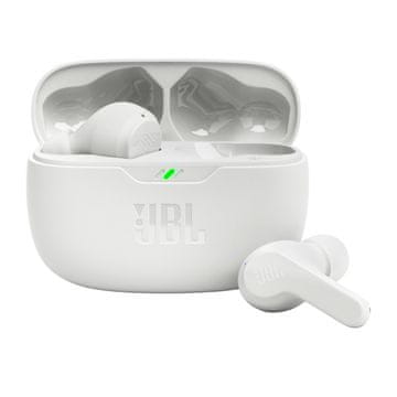 JBL Wave Beam Bluetooth 5.2 IP54 IPX2 bežične slušalice za uši - bijele
