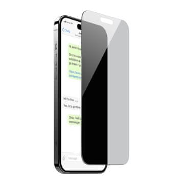 Puro Kaljeno staklo za iPhone 16 / iPhone 15 Privatnost Kaljeno staklo