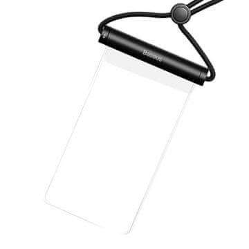 BASEUS Vodootporna futrola za 7,2'' telefon s cilindričnom kopčom IPX8 AquaGlide - crna