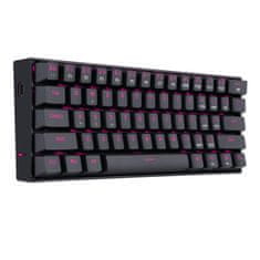 Redragon Dragonborn K630 mehanska tipkovnica, TKL, LED, SLO/HR, črna