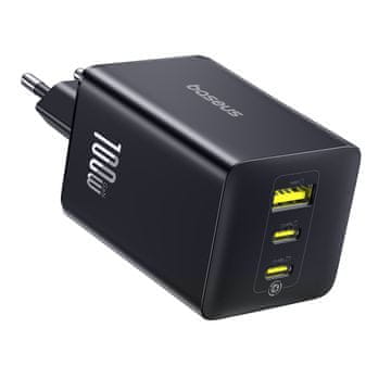 BASEUS EnerFill FE11 100W USB-A USB-C zidni punjač - crni