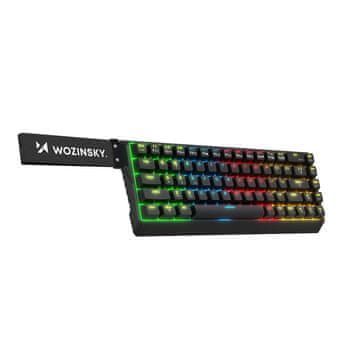 WOZINSKY USB-A RGB pozadinski osvijetljena mehanička igraća tipkovnica - crna