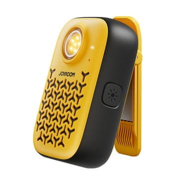 Joyroom Prijenosni zvučnik sa svjetiljkom, magnetom i Bluetooth kopčom, IP67 - žuti
