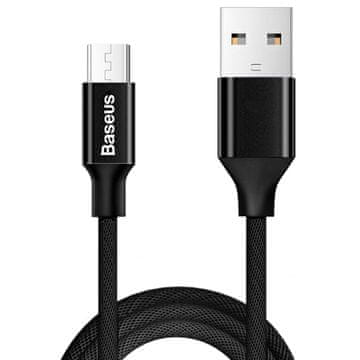BASEUS Yiven 1,5 m USB-A - MicroUSB kabel - crni