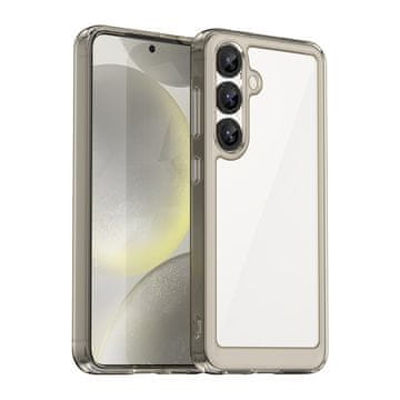 HURTEL Futrola za Samsung Galaxy S25 Edge Outer Space s fleksibilnim okvirom - poluprozirna