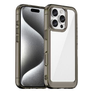 HURTEL Futrola za iPhone 16e Outer Space s fleksibilnim okvirom - poluprozirna