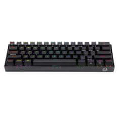 Redragon Draconic K530 bežična mehanička tipkovnica, TKL, RGB, Bluetooth, crna