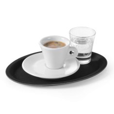 Hendi Neklizajući ovalni pladanj za konobare 16x23cm - crni