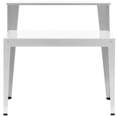 Uniprodo Vrtni stol za sadnju biljaka s policom, čelik, 112 x 61 x 109 cm