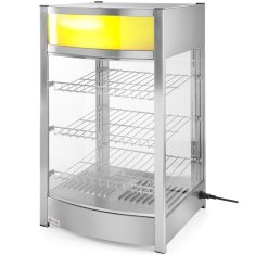 Hendi 233740 podesiva grijana vitrina s 3 police, 97L