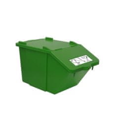 Meva KONTEJNER ZA ODVOJENI OTPAD, VIŠESKLADIŠNI MODULARNI, ZELENI 45L