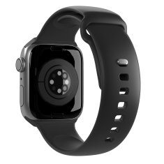 Puro Silikonski remen za Apple Watch 42 44 45 49 mm Icon crni - 2 kom.
