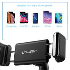 Ugreen Držač za telefon u automobilu, stezaljka za armaturnu ploču, crna