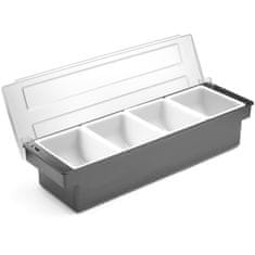 Bar Up Organizator za posude za barmene za dodatke koktelima - 4 umetka