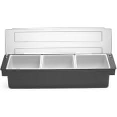 Bar Up Organizator za posude za barmene za dodatke koktelima - 3 umetka