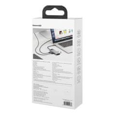 BASEUS 5u1 Višenamjenski HUB USB-C PD 100W HDMI 4K 3x USB 3.2 Siva