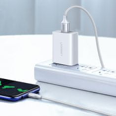 Ugreen Pleteni kabel USB-A - USB-C QC 3.0 3A 1,5 m - bijeli