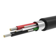 Ugreen Mini USB-B (muški) - USB-A (ženski) OTG adapter 10 cm - sivi