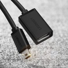 Ugreen Mini USB-B (muški) - USB-A (ženski) OTG adapter 10 cm - sivi