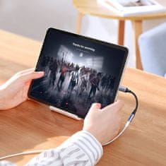 Ugreen Adapter za slušalice mini priključak 3,5 mm (ženski) - USB-C (muški) 10 cm - sivi