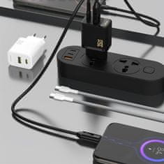 DUDAO A27 MaxC USB-C USB-A GaN 35W zidni punjač - bijeli