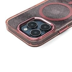 HURTEL Glitter maskica MagSafe za iPhone 17 - roza