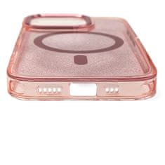 HURTEL Glitter maskica MagSafe za iPhone 17 - roza
