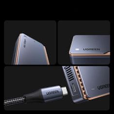 Ugreen M.2 NVMe SSD kućište s aktivnim hlađenjem USB4 40Gb/s - sivo