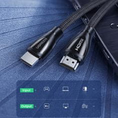 Ugreen HDMI 2.1 8K 60Hz 4K 120Hz audio video kabel 1m - crni