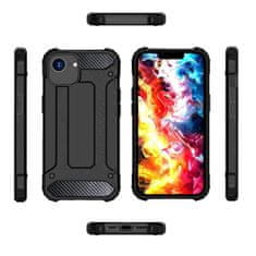 HURTEL Hibridna Armor maska za iPhone 16e - crna