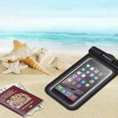 WOZINSKY Zaštitna vodootporna futrola za telefon 187x110 mm - crna