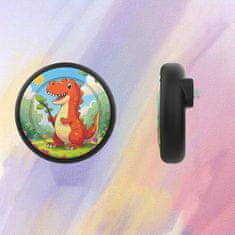 HURTEL Futrola za značku lokatora AirTag - crni dinosaur