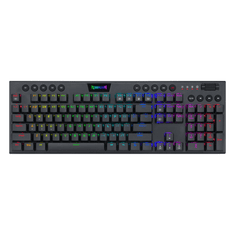Redragon Horus K619 tipkovnica, žičana, mehanička, crveni prekidači, RGB, SLO/HR