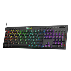 Redragon Horus K619 tipkovnica, žičana, mehanička, crveni prekidači, RGB, SLO/HR