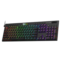 Redragon Horus K619 tipkovnica, žičana, mehanička, crveni prekidači, RGB, SLO/HR