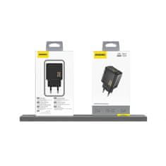 DUDAO A27 MaxC USB-C USB-A GaN 35W zidni punjač - crni