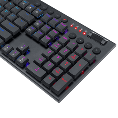 Redragon Horus K619 tipkovnica, žičana, mehanička, crveni prekidači, RGB, SLO/HR