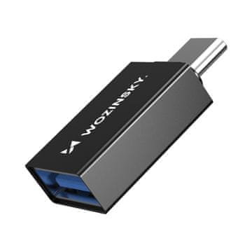 WOZINSKY USB-C na USB-A 10Gb/s adapter - crni