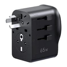 Ugreen Putni AC adapter s USB-C USB-A punjačem 65W - crni