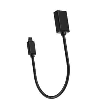 WOZINSKY USB-C (muški) - USB-A (ženski) OTG adapter - crni