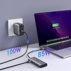 Ugreen 7-u-1 USB-C na HDMI HUB USB-C USB-A SD TF - sivi