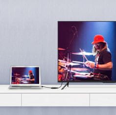 Ugreen DisplayPort (muški) na HDMI (ženski) 1080P 60Hz 12bit jednosmjerni adapter crne boje